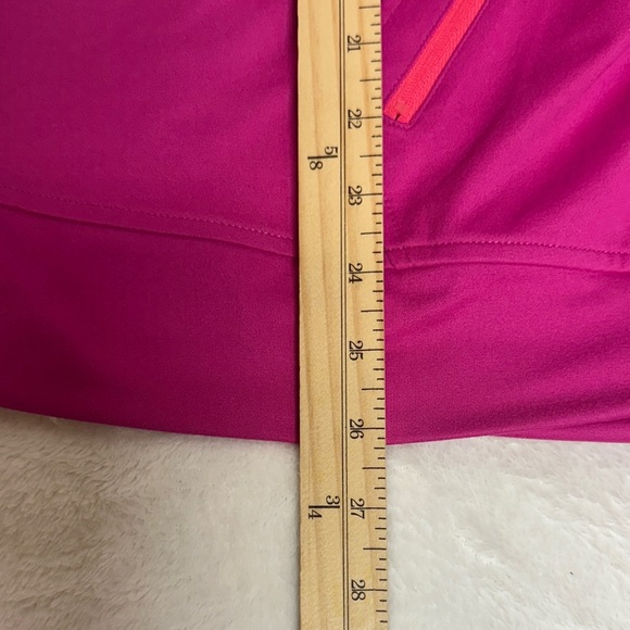 Belle by Kim Gravel Fuchsia Zip-Up lightweight jacket with Hood - Picture 5 of 11
